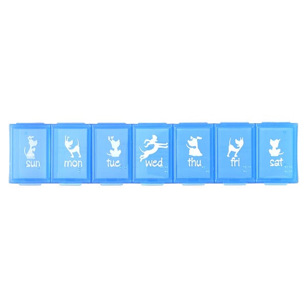 ezd01216_v_2.jpg Now Pets, еженедельный органайзер для таблеток, для собак, большое количество, 1 шт. — Ezy Dose