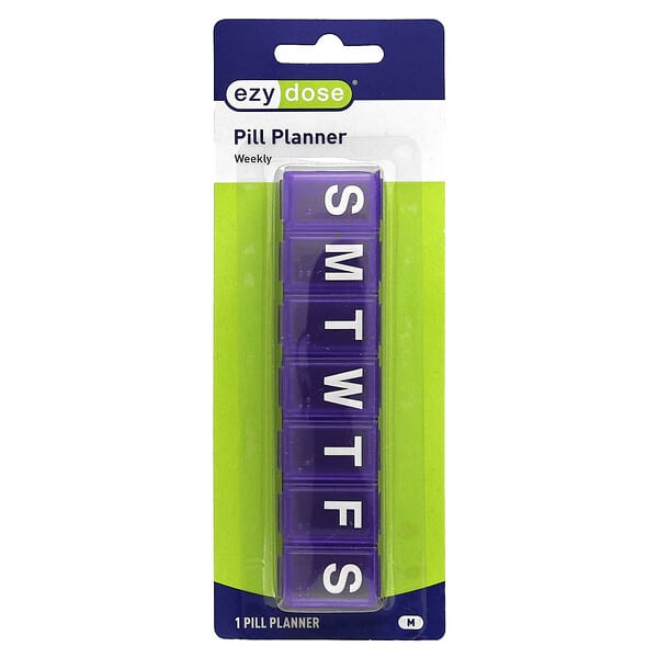 ezd01379_v_3.jpg Weekly Classic Pill планнер, средний, 1 шт. — Ezy Dose