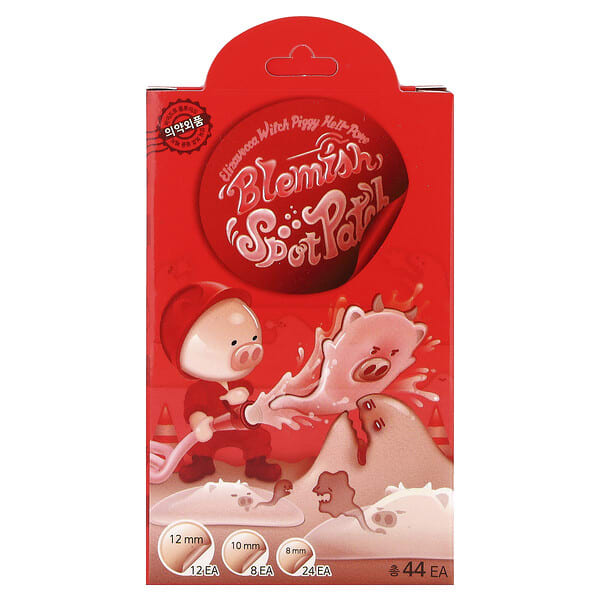 ezv11020_v_42.jpg Witch Piggy Hell-Pore, Blemish Spot Patch, патчи от прыщей, 44 шт. — Elizavecca
