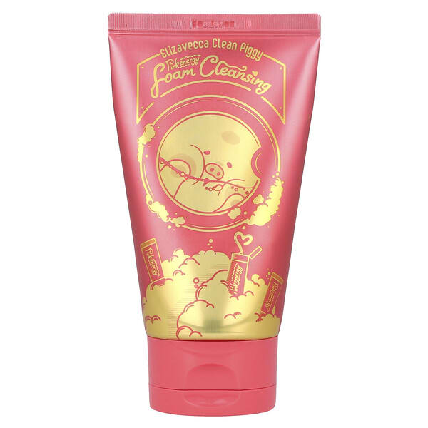 ezv50415_v_24.jpg Очищающая энергетическая пенка Clean Piggy Pink, 120 мл (4,06 жидк. унц.) — Elizavecca