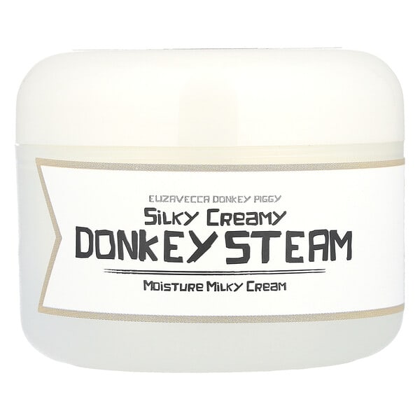 ezv75030_v_48.jpg Donkey Piggy, шелковистый сливочный чай с ослами, увлажняющий молочный крем, 100 г (3,53 унции) — Elizavecca