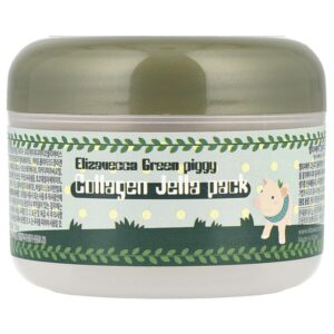 Green Piggy, коллагеновая желеобразная маска для лица, 3,53 унции (100 г) — Elizavecca