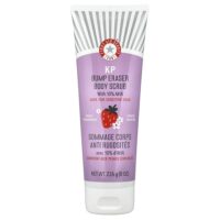 Bump Eraser, скраб для тела, с 10% АГК, свежая клубника, 226 г (8 унций) — First Aid Beauty