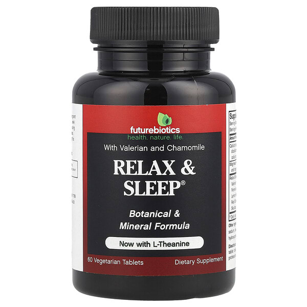 fbs00022_v_39.jpg Relax & Sleep® с L-теанином, 60 вегетарианских таблеток — Futurebiotics