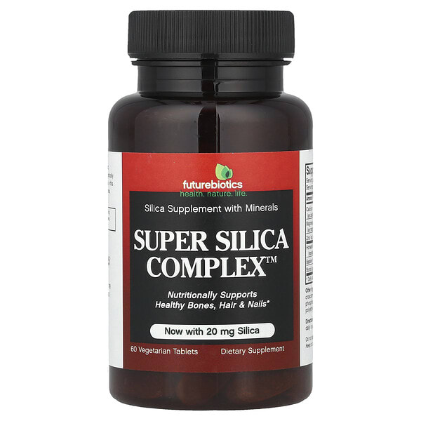 fbs00108_v_37.jpg Super Silica Complex™, комплекс с диоксидом кремния, 60 вегетарианских таблеток — Futurebiotics