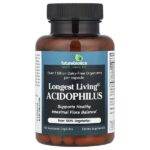Longest Living® Acidophilus, 100 вегетарианских капсул — Futurebiotics