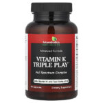 Витамин K Triple Play™, 60 капсул — Futurebiotics