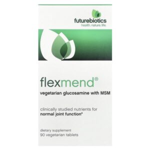 FlexMend®, вегетарианский глюкозамин с МСМ, 90 вегетарианских таблеток — Futurebiotics