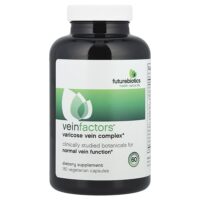 VeinFactors®, противоварикозный комплекс, 180 вегетарианских капсул — Futurebiotics