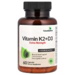 витамины K2 и D3, повышенная сила действия, 60 капсул — Futurebiotics