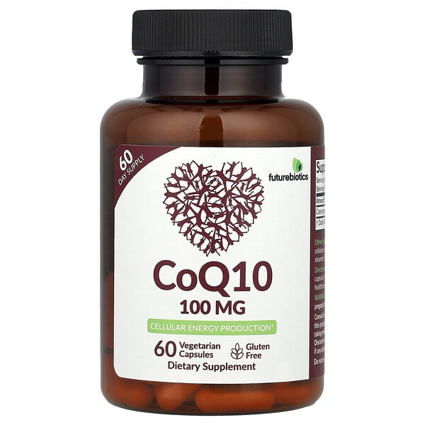 fbs50181_v_8.jpg CoQ10, 100 мг, 60 вегетарианских капсул — Futurebiotics
