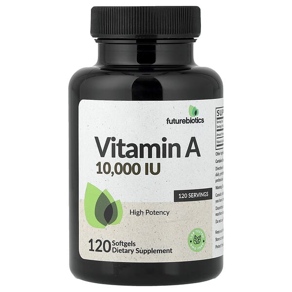 fbs50451_v_8.jpg витамин A, 3000 мкг RAE (10 000 МЕ), 120 капсул — Futurebiotics
