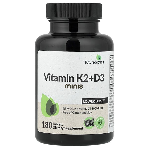 fbs50471_v_8.jpg витамины K2 и D3, 180 таблеток — Futurebiotics