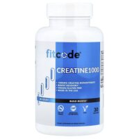 Creatine1000, 60 растительных капсул (500 мг в 1 капсуле) — fitcode