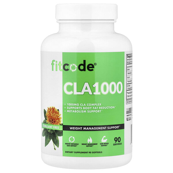 fcd02875_v_37.jpg CLA1000, 1000 мг, 90 мягких таблеток — fitcode