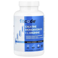 моногидрат креатина и L-аргинина, 120 растительных капсул — fitcode