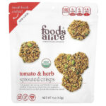 Хрустящие чипсы, томаты и травы, 113 г (4 унции) — Foods Alive