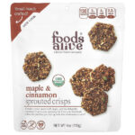 Хрустящие чипсы, клен и корица, 113 г (4 унции) — Foods Alive