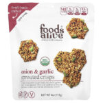 Хрустящие чипсы, лук и чеснок, 113 г (4 унции) — Foods Alive