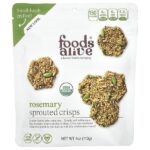 Хрустящие чипсы, розмарин, 113 г (4 унции) — Foods Alive