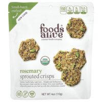 Хрустящие чипсы, розмарин, 113 г (4 унции) — Foods Alive