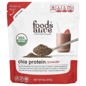 Органический протеин чиа в порошке, 227 г (8 унций) — Foods Alive