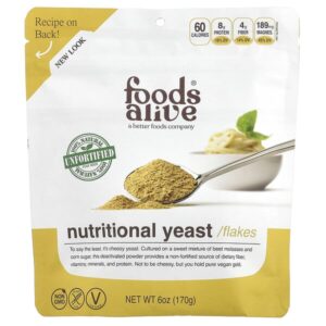 суперфуд, необогащенные пищевые дрожжи, 170 г (6 унций) — Foods Alive
