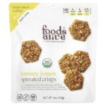 Хрустящие чипсы, лимон и лимон, 113 г (4 унции) — Foods Alive