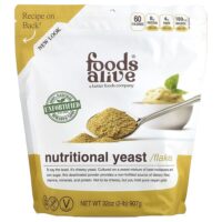 пищевые дрожжи в хлопьях, необогащенные, 907 г (2 фунта) — Foods Alive