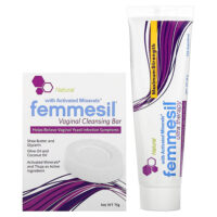 Femmesil, кусковое мыло для очищения влагалища и мазь Ultra Therapy, набор из 2 предметов