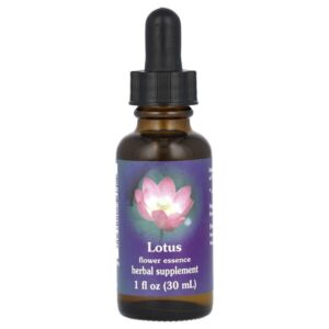 лотос, цветочная эссенция, 30 мл (1 жидк. унция) — Flower Essence Services
