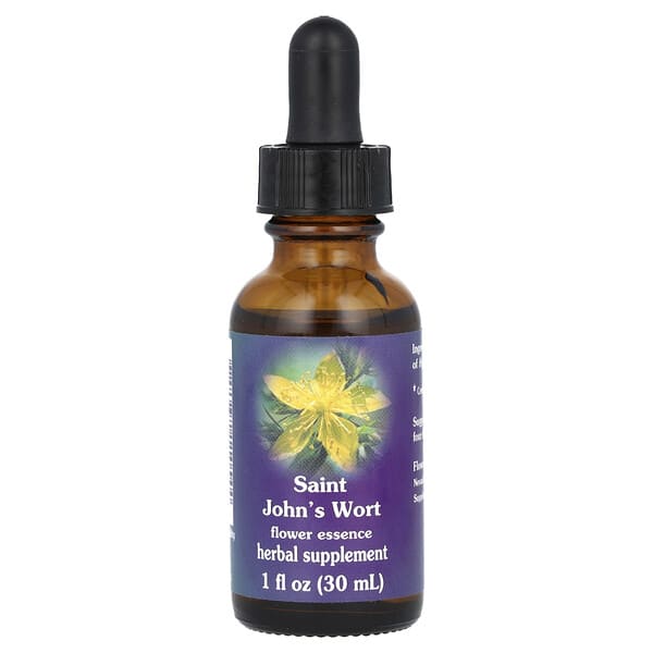 fes11054_v_11.jpg зверобой, цветочная эссенция, 30 мл (1 жидк. унция) — Flower Essence Services