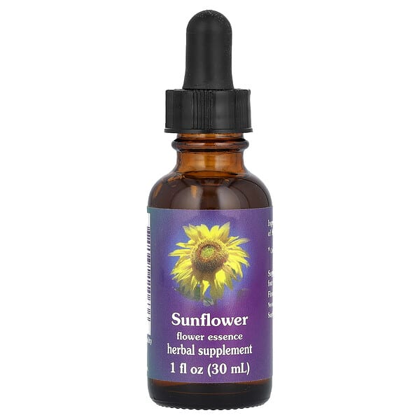 fes11063_v_11.jpg Sunflower, цветочная эссенция, 30 мл (1 жидк. унция) — Flower Essence Services