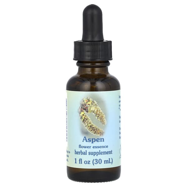fes21002_v_11.jpg Aspens, цветочная эссенция, 30 мл (1 жидк. унция) — Flower Essence Services