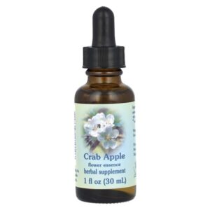 крабовое яблоко, цветочная эссенция, 30 мл (1 жидк. унция) — Flower Essence Services