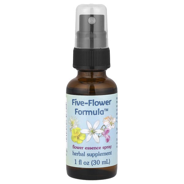 fes21040_v_29.jpg Five-Flower Formula, спрей цветочной эссенции, 30 мл — Flower Essence Services