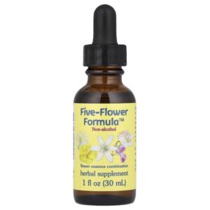 Five-Flower Formula™, смесь цветочных эссенций, без спирта, 30 мл (1 жидк. унция) — Flower Essence Services