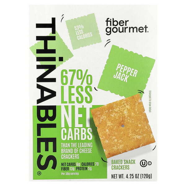 fgm11522_v_16.jpg Thinables®, пеппер Джек, 120 г (4,25 унции) — Fiber Gourmet