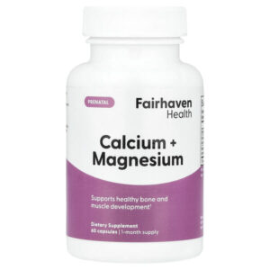 для беременных, кальций и магний, 60 капсул — Fairhaven Health
