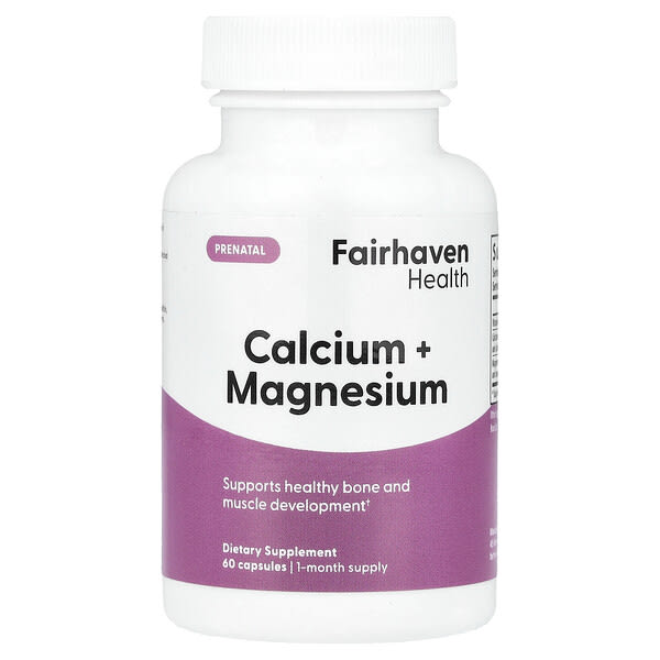fhh00015_v_48.jpg для беременных, кальций и магний, 60 капсул — Fairhaven Health