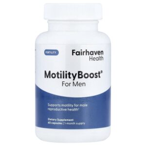 MotilityBoost®, добавка для поддержки фертильности мужчин, 60 капсул — Fairhaven Health