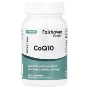 коэнзим Q10, 60 капсул (100 мг в 1 капсуле) — Fairhaven Health