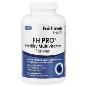 FH Pro®, мультивитамины для поддержки фертильности, для мужчин, 180 капсул — Fairhaven Health