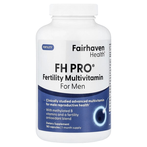 fhh00218_v_76.jpg FH Pro®, мультивитамины для поддержки фертильности, для мужчин, 180 капсул — Fairhaven Health