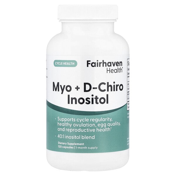 fhh00227_v_75.jpg мио-инозитол и D-хиро-инозитол, 120 капсул — Fairhaven Health
