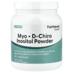 мио-и D-хироинозитол в порошке, 432 г (15 унций) — Fairhaven Health