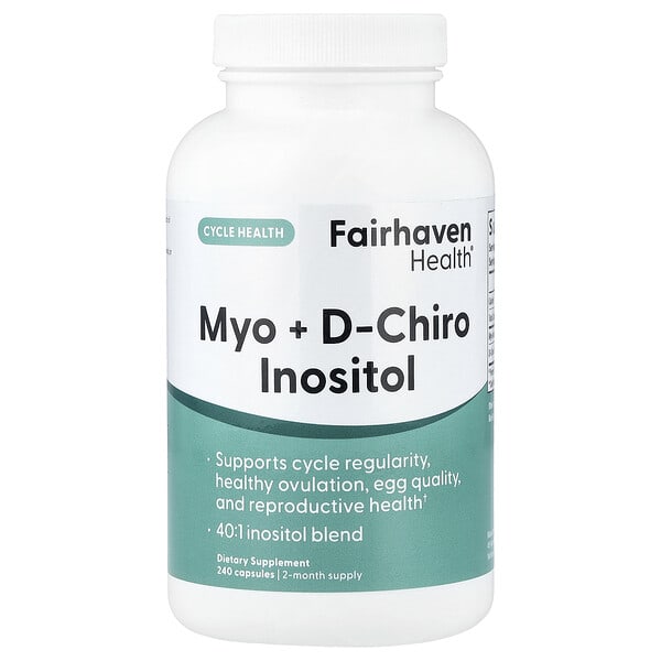 fhh12413_v_58.jpg мио-и D-хироинозитол, 240 капсул — Fairhaven Health