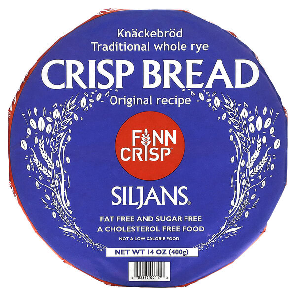 fin00117_v_2.jpg Siljans, хрустящий хлеб, оригинальный рецепт, 400 г (14 унций) — Finn Crisp