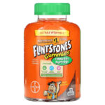 Gummies, мультивитаминная добавка для детей, 150 жевательных конфет — Flintstones