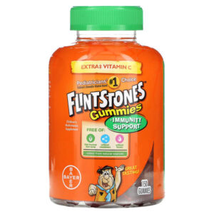 Gummies, мультивитаминная добавка для детей, 150 жевательных конфет — Flintstones